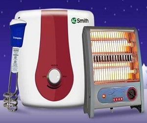 Upto 60% off on Heating Appliances Geysers, Heaters & More